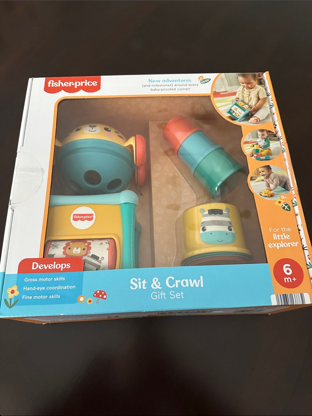 NEW! Fisher-Price Sit & Crawl gift set infant toys